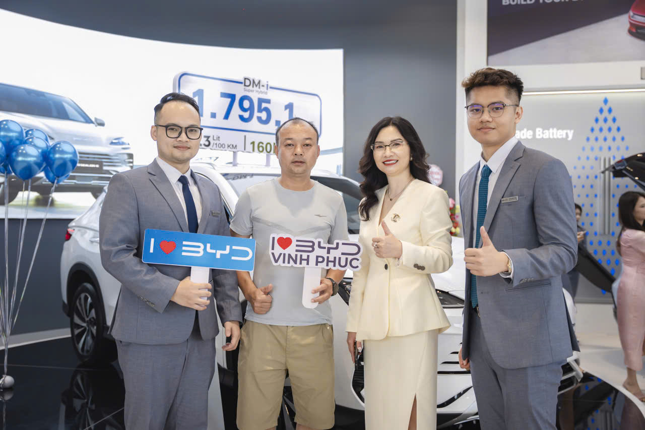 BYD Vĩnh Phúc cung cấp đầy đủ các dòng xe điện, xe hybrid đáp ứng nhu cầu di chuyển đa dạng của khách hàng 