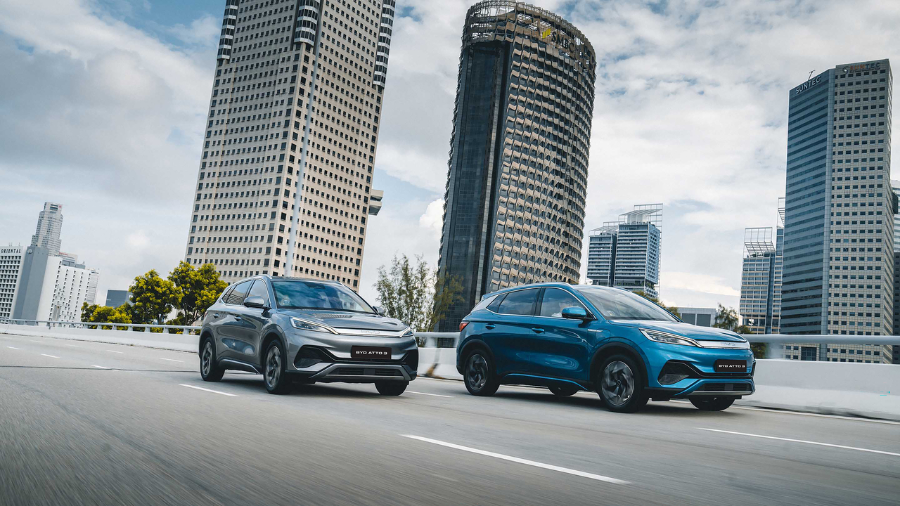 BYD Atto 3 – xe điện hiện đại, an toàn và tiện nghi với thiết kế năng động và công nghệ tiên tiến.