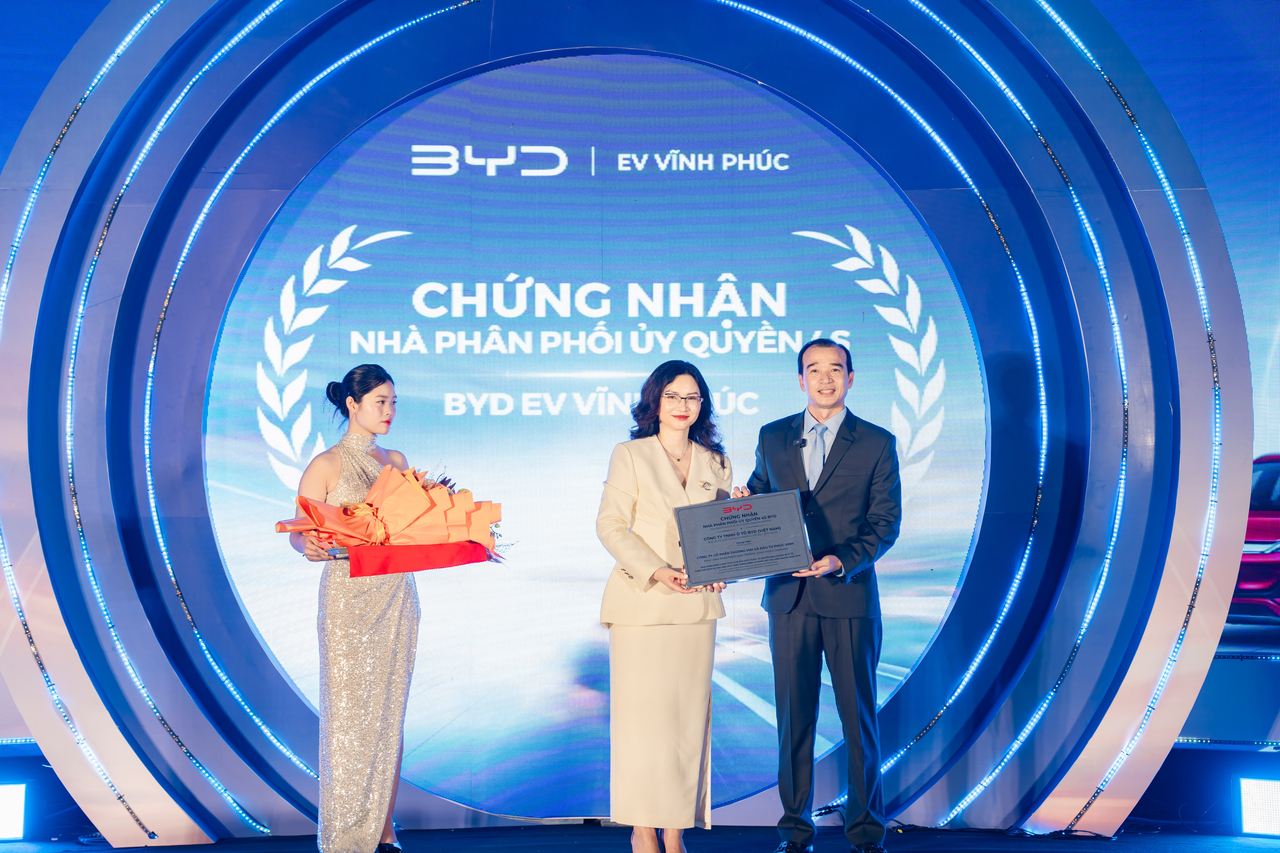 BYD EV Vĩnh Phúc chính thức khai trương vào ngày 10/08/2025