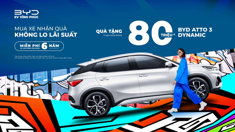 Chương Trình Khuyến Mãi Tháng 6/2025 của BYD Vĩnh Phúc – Mua Xe Nhận Quà – Không Lo Lãi Suất
