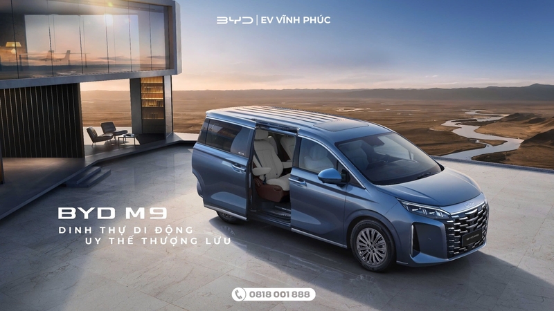 BYD M9 – MPV Cỡ Lớn Cao Cấp Chốt Giá Từ 1,999 Tỷ Đồng | BYD Vĩnh Phúc